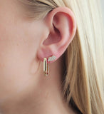 "Open oval" earrings