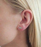 "Bold charm" earrings
