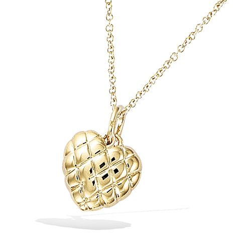 "Solid Heart" grootte S" ketting (2 groottes: S & M)