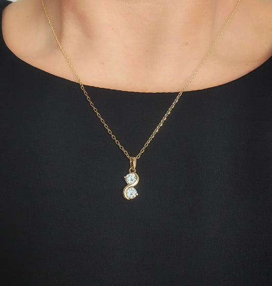 "Twin Sparkle" Ketting